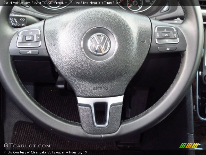 Reflex Silver Metallic / Titan Black 2014 Volkswagen Passat TDI SEL Premium