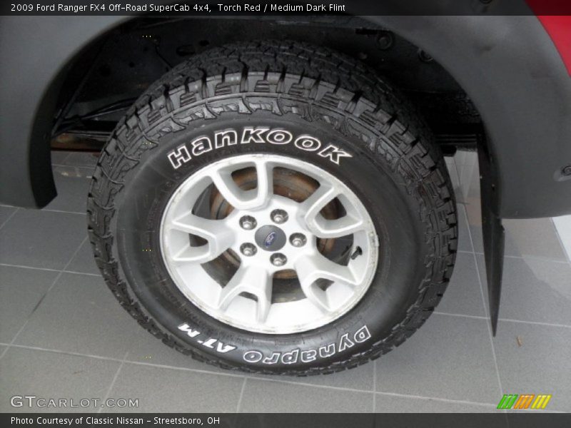 Torch Red / Medium Dark Flint 2009 Ford Ranger FX4 Off-Road SuperCab 4x4