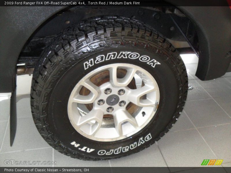 Torch Red / Medium Dark Flint 2009 Ford Ranger FX4 Off-Road SuperCab 4x4