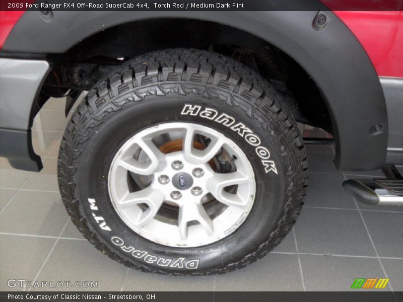 Torch Red / Medium Dark Flint 2009 Ford Ranger FX4 Off-Road SuperCab 4x4
