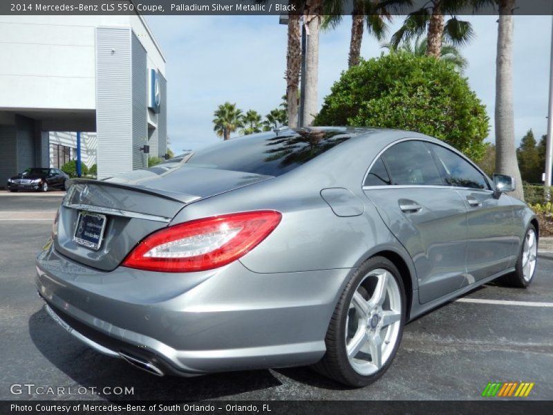 Palladium Silver Metallic / Black 2014 Mercedes-Benz CLS 550 Coupe