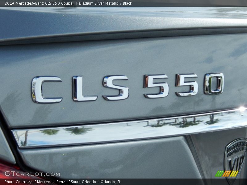Palladium Silver Metallic / Black 2014 Mercedes-Benz CLS 550 Coupe