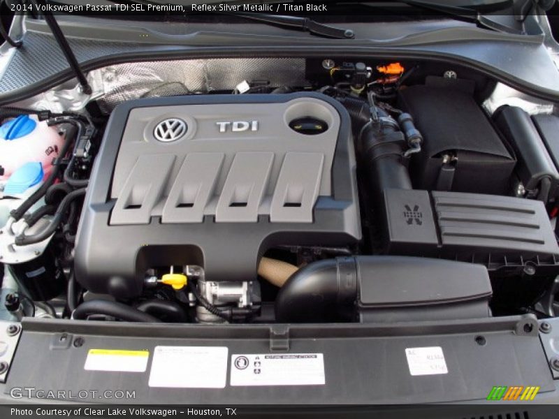 Reflex Silver Metallic / Titan Black 2014 Volkswagen Passat TDI SEL Premium