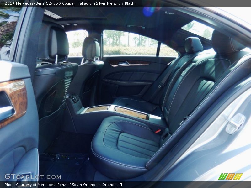Palladium Silver Metallic / Black 2014 Mercedes-Benz CLS 550 Coupe