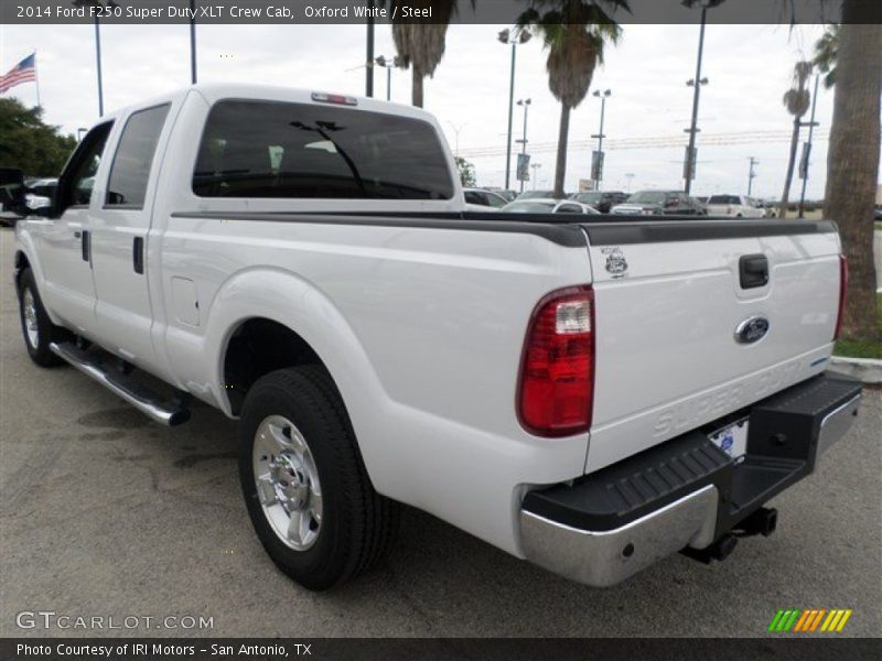 Oxford White / Steel 2014 Ford F250 Super Duty XLT Crew Cab