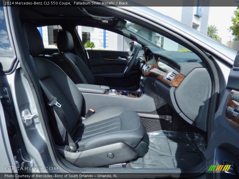 Palladium Silver Metallic / Black 2014 Mercedes-Benz CLS 550 Coupe