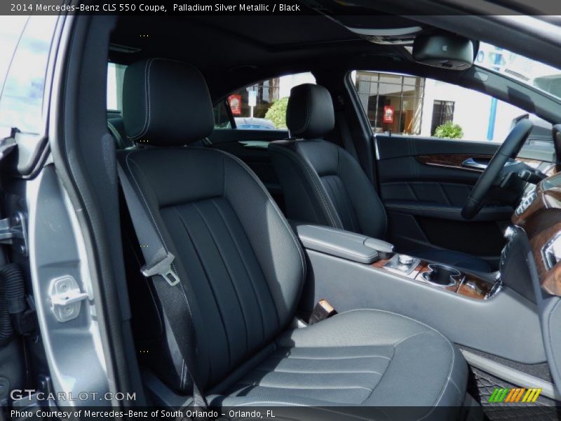 Palladium Silver Metallic / Black 2014 Mercedes-Benz CLS 550 Coupe