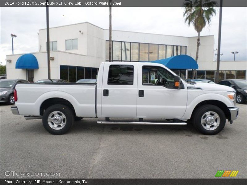 Oxford White / Steel 2014 Ford F250 Super Duty XLT Crew Cab