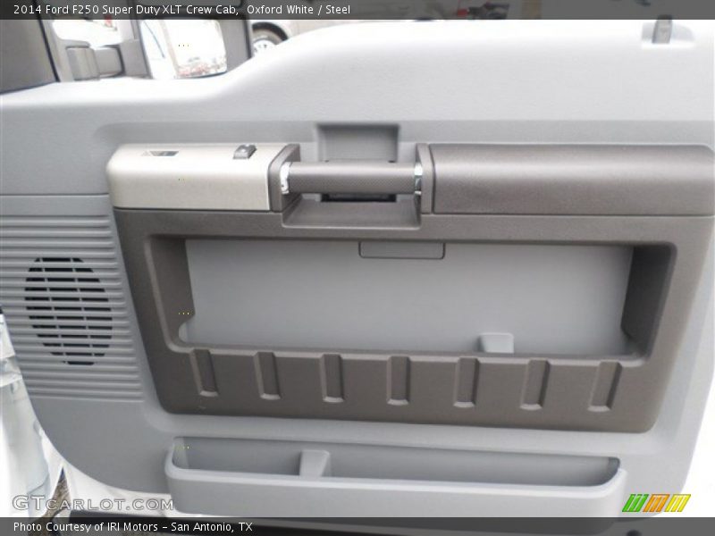 Oxford White / Steel 2014 Ford F250 Super Duty XLT Crew Cab