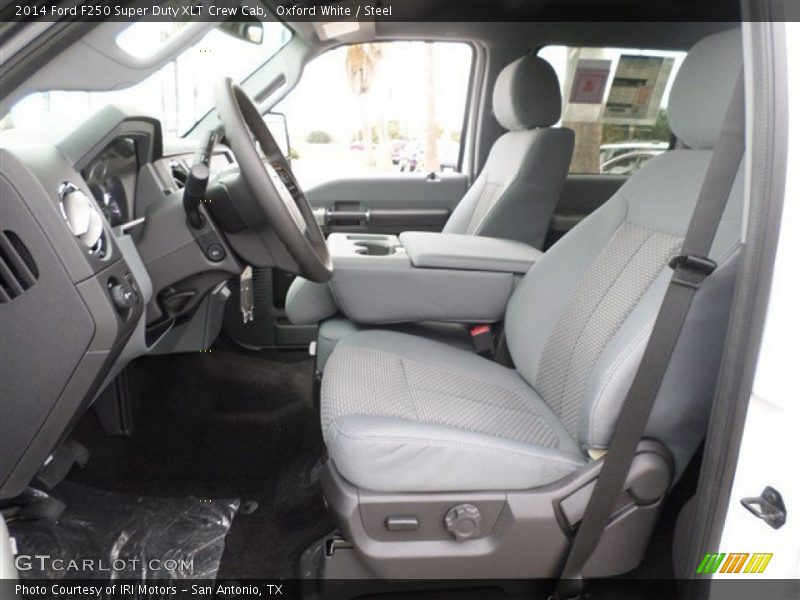 Front Seat of 2014 F250 Super Duty XLT Crew Cab