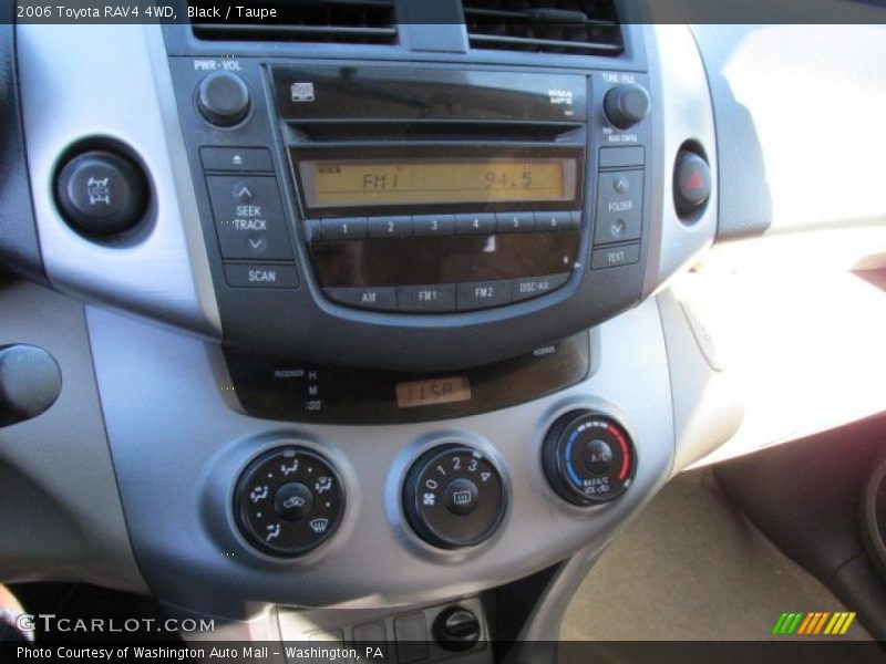 Black / Taupe 2006 Toyota RAV4 4WD
