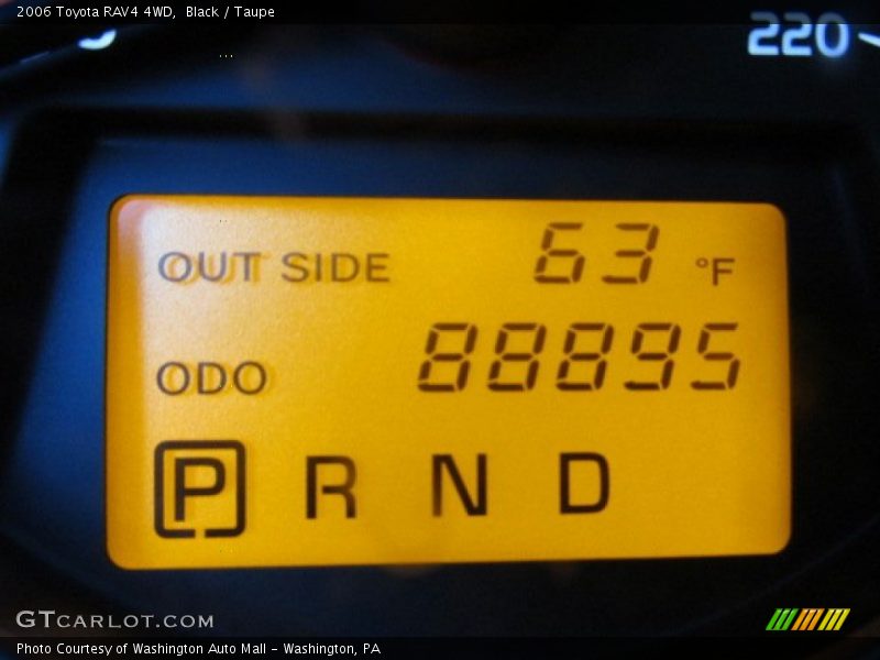 Black / Taupe 2006 Toyota RAV4 4WD