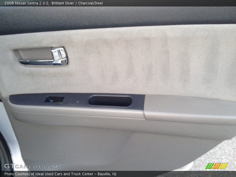 Brilliant Silver / Charcoal/Steel 2008 Nissan Sentra 2.0 S