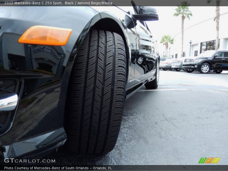 Black / Almond Beige/Mocha 2012 Mercedes-Benz C 250 Sport