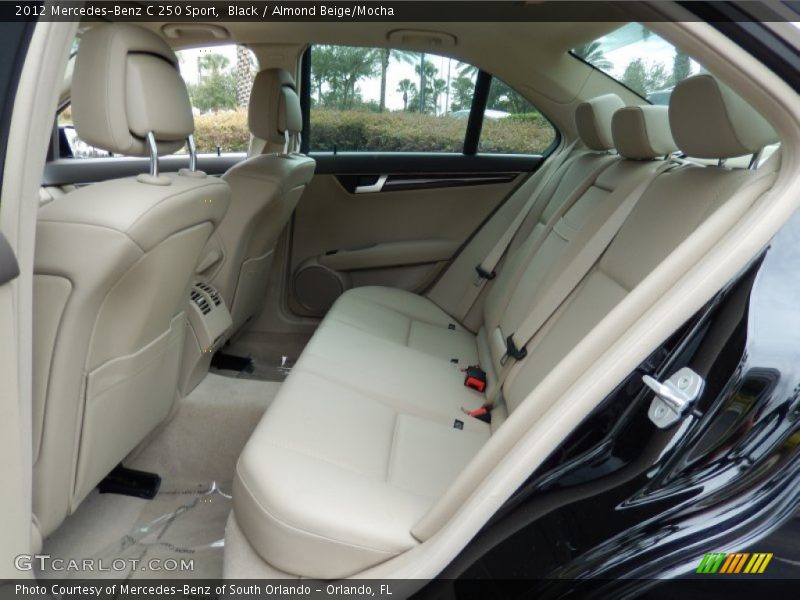 Black / Almond Beige/Mocha 2012 Mercedes-Benz C 250 Sport