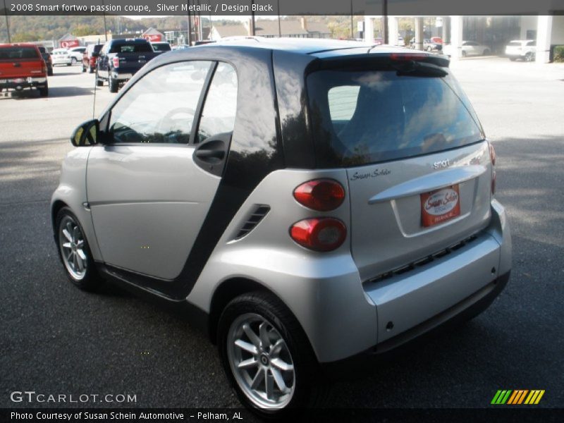 Silver Metallic / Design Black 2008 Smart fortwo passion coupe