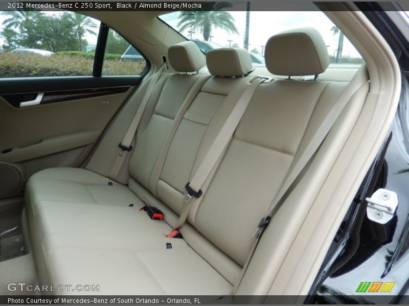 Black / Almond Beige/Mocha 2012 Mercedes-Benz C 250 Sport