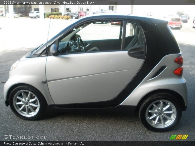 Silver Metallic / Design Black 2008 Smart fortwo passion coupe