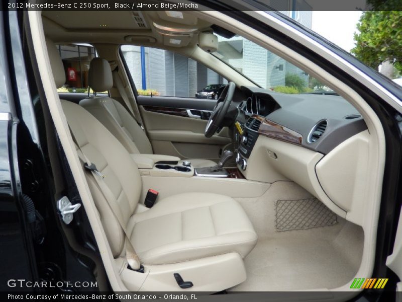 Black / Almond Beige/Mocha 2012 Mercedes-Benz C 250 Sport
