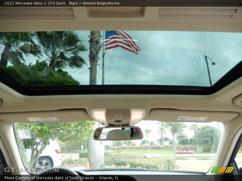 Black / Almond Beige/Mocha 2012 Mercedes-Benz C 250 Sport
