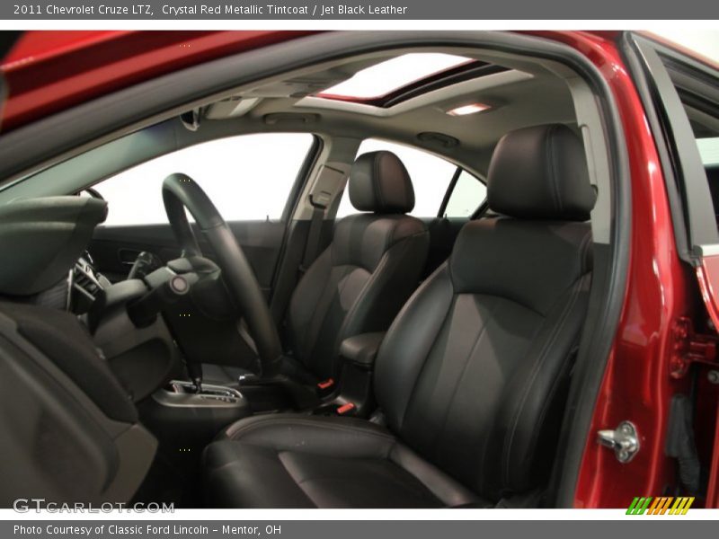 Crystal Red Metallic Tintcoat / Jet Black Leather 2011 Chevrolet Cruze LTZ