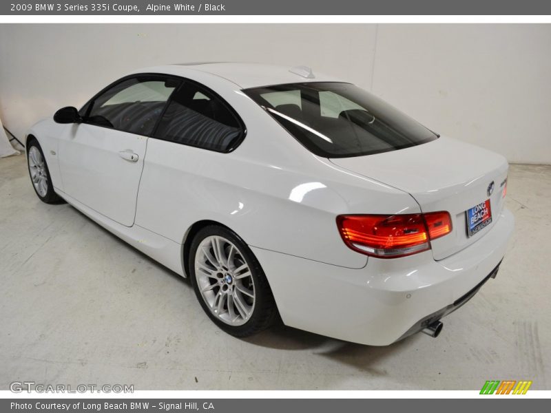 Alpine White / Black 2009 BMW 3 Series 335i Coupe