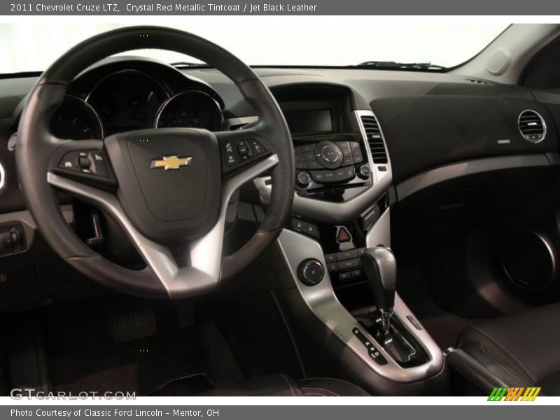 Crystal Red Metallic Tintcoat / Jet Black Leather 2011 Chevrolet Cruze LTZ