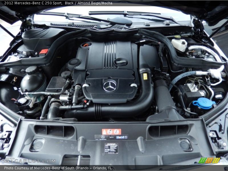 Black / Almond Beige/Mocha 2012 Mercedes-Benz C 250 Sport