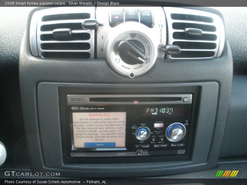 Silver Metallic / Design Black 2008 Smart fortwo passion coupe