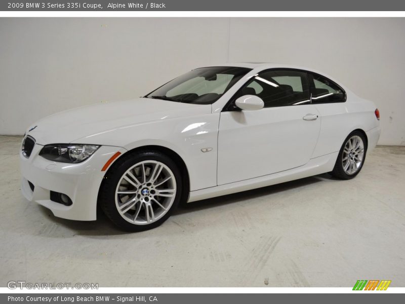 Alpine White / Black 2009 BMW 3 Series 335i Coupe