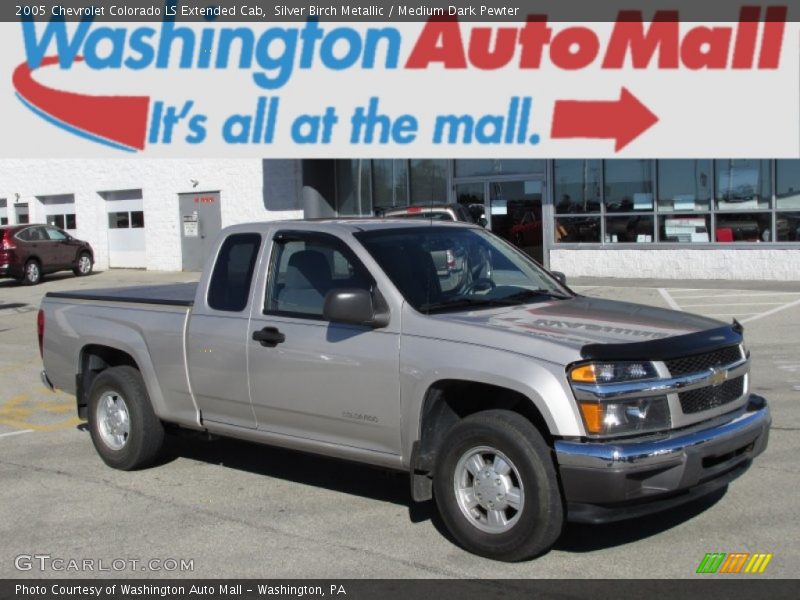 Silver Birch Metallic / Medium Dark Pewter 2005 Chevrolet Colorado LS Extended Cab