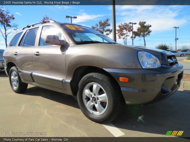 Mocha Frost Beige / Beige 2005 Hyundai Santa Fe GLS
