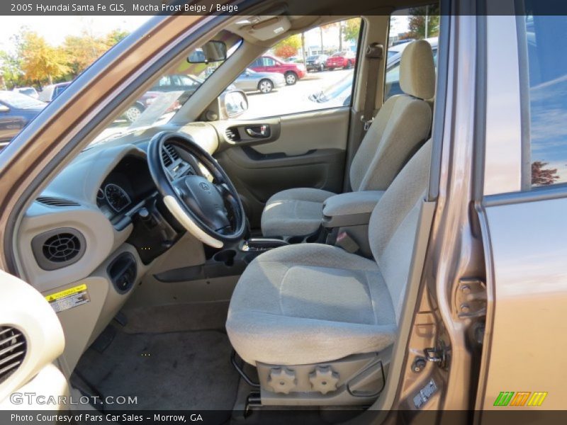 Mocha Frost Beige / Beige 2005 Hyundai Santa Fe GLS