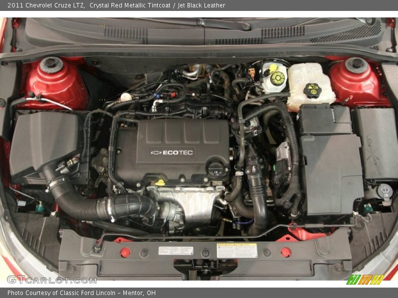Crystal Red Metallic Tintcoat / Jet Black Leather 2011 Chevrolet Cruze LTZ