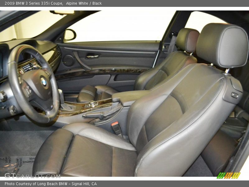 Alpine White / Black 2009 BMW 3 Series 335i Coupe