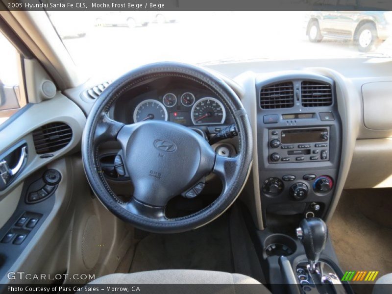 Mocha Frost Beige / Beige 2005 Hyundai Santa Fe GLS