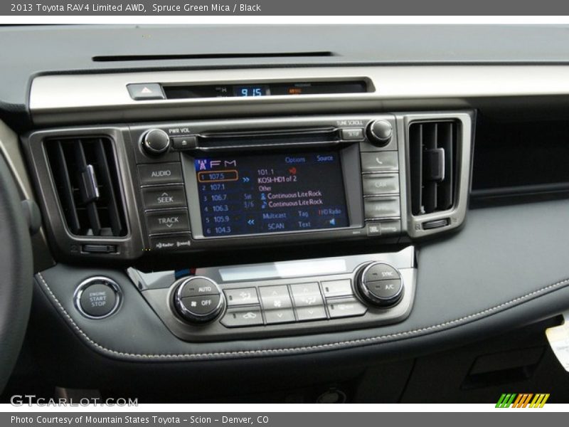 Spruce Green Mica / Black 2013 Toyota RAV4 Limited AWD
