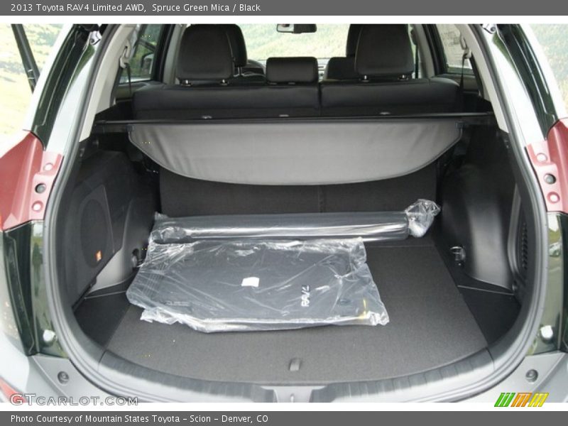 Spruce Green Mica / Black 2013 Toyota RAV4 Limited AWD