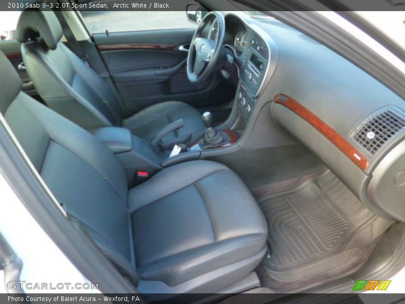 Front Seat of 2010 9-3 2.0T Sport Sedan