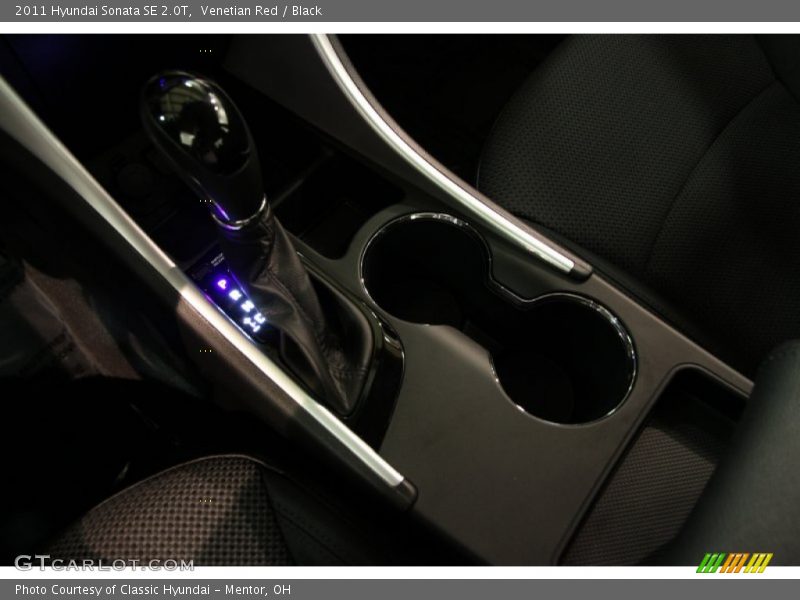 Venetian Red / Black 2011 Hyundai Sonata SE 2.0T