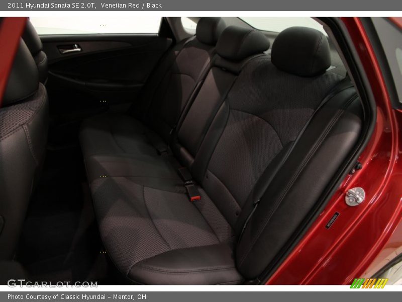 Venetian Red / Black 2011 Hyundai Sonata SE 2.0T