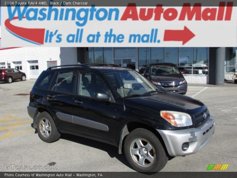 Black / Dark Charcoal 2004 Toyota RAV4 4WD