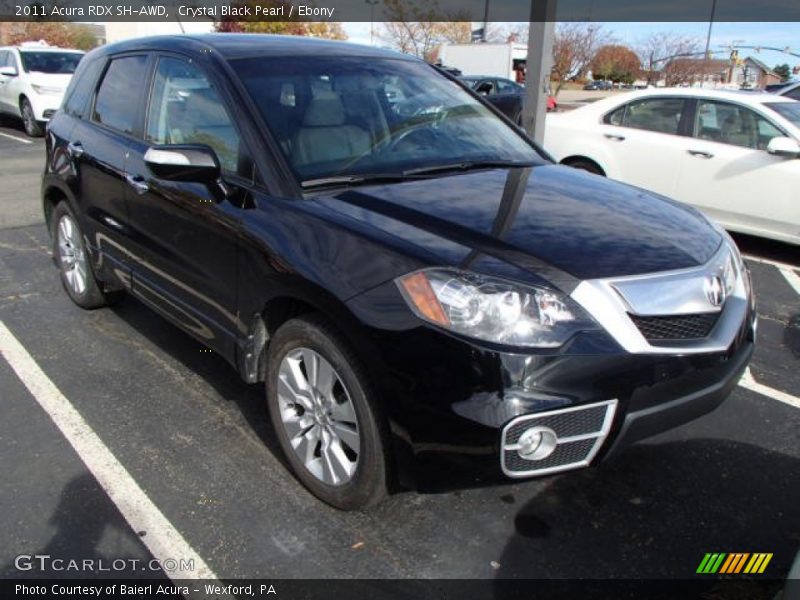 Crystal Black Pearl / Ebony 2011 Acura RDX SH-AWD
