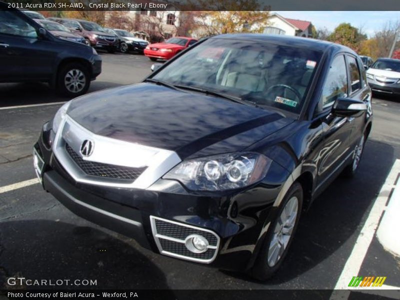 Crystal Black Pearl / Ebony 2011 Acura RDX SH-AWD