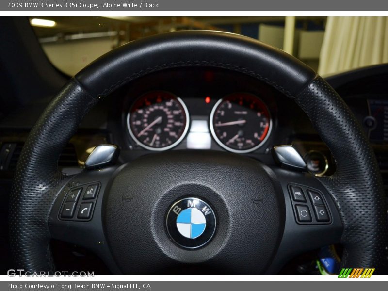 Alpine White / Black 2009 BMW 3 Series 335i Coupe