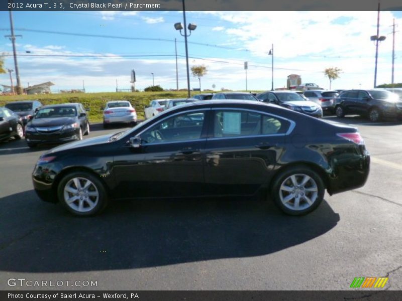 Crystal Black Pearl / Parchment 2012 Acura TL 3.5
