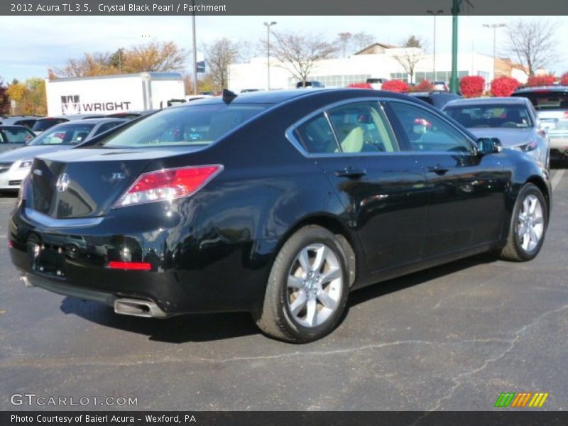 Crystal Black Pearl / Parchment 2012 Acura TL 3.5