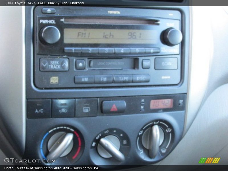 Black / Dark Charcoal 2004 Toyota RAV4 4WD