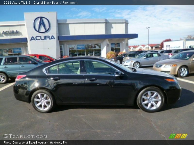 Crystal Black Pearl / Parchment 2012 Acura TL 3.5