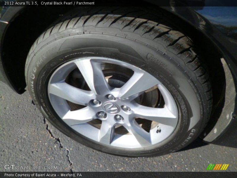 Crystal Black Pearl / Parchment 2012 Acura TL 3.5